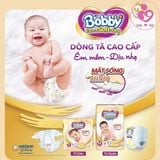 Tã dán Bobby Extra Soft Dry size M cho bé 6-10 kg