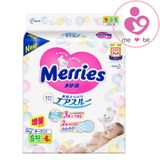 Tã dán Merries size S 82+6 miếng cho bé 4-8kg