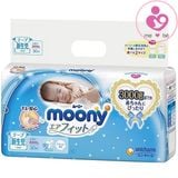 Tã dán Moony cho trẻ sinh non và nhẹ cân dưới 3kg size S bịch 30 miếng