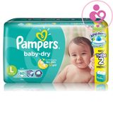Tã dán Pampers size L cho bé từ 9-14kg