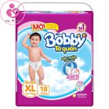 Tã quần Bobby siêu thấm size XL cho bé 12-17 kg