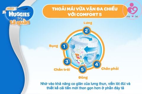 Tã quần Huggies size S 24 miếng cho bé từ 4-8kg