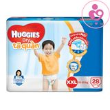 Tã quần Huggies size XXL cho bé từ 15-25kg