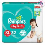 Tã quần Pampers size XL cho bé từ 12-17 kg