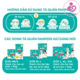 Tã quần Pampers size XXL cho bé từ 15-25 kg