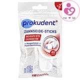 Tăm chỉ nha khoa Prokudent zahnseide-sticks của Đức gói 40 chiếc