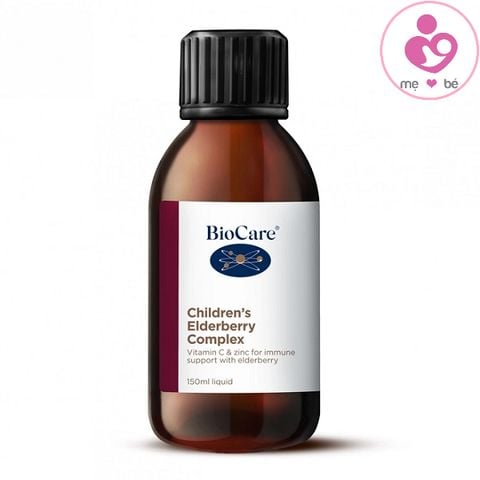 Tăng đề kháng BioCare Children’s Elderberry Complex của Anh Quốc cho bé từ 1 tuổi lọ 150ml