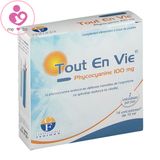 Tảo biển Tout En Vie Phycocyanine 100 mg của Pháp hộp 14 ống