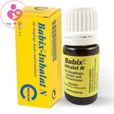 Tinh dầu khuynh diệp trị ngạt mũi Babix-Inhalat N của Đức cho trẻ từ 1 tháng tuổi lọ 10ml