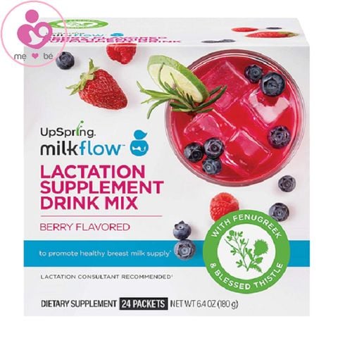 Trà lợi sữa UpSpring Milkflow của Mỹ cho mẹ nuôi con bú hộp 18 gói