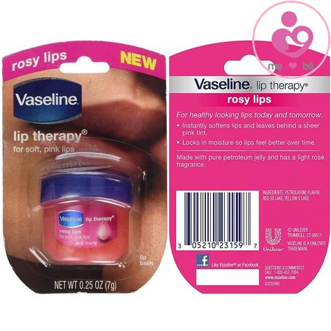 Sáp dưỡng môi Vaseline Lip Therapy của Mỹ hũ 7g