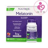 Viên ngậm giúp ngủ ngon Natrol Melatonin Sleep 5mg của Mỹ hộp 250 viên
