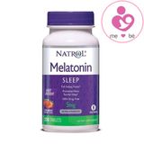 Viên ngậm giúp ngủ ngon Natrol Melatonin Sleep 5mg của Mỹ hộp 250 viên