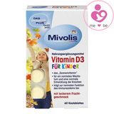 Viên ngậm bổ sung vitamin D3 Mivolis của Đức cho trẻ từ 4 tuổi hộp 60 viên