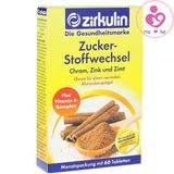 Viên ổn định đường huyết Zirkulin Zucker-Stoffwechsel của Đức hộp 60 viên