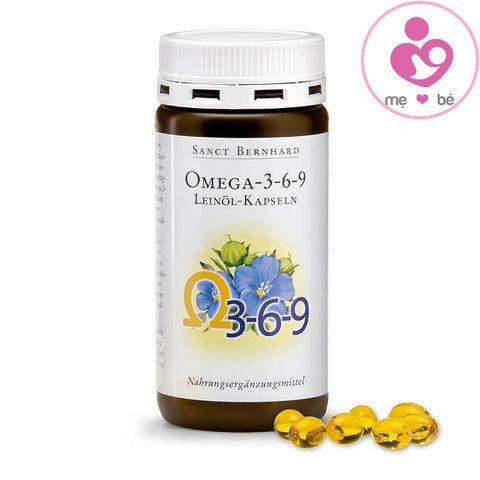 Omega-3-6-9 Leinol Kapseln của Đức lọ 180 viên