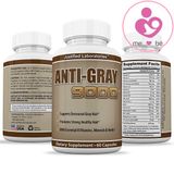 Viên uống trị tóc bạc sớm Anti – Gray 7050 của Mỹ lọ 60 viên
