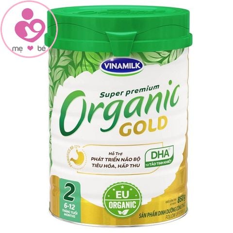 Sữa bột Vinamilk Organic Gold số 2 cho trẻ từ 6-12 tháng