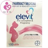 Vitamin bầu Elevit Pre-conception & Pregnancy của Úc hộp 100 viên