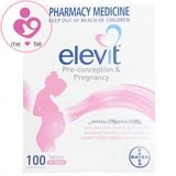 Vitamin bầu Elevit Pre-conception & Pregnancy của Úc hộp 100 viên
