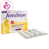 Vitamin bầu Femibion 1 bổ sung dưỡng chất và giảm tình trạng thai nghén cho mẹ bầu