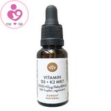 Vitamin D3 + K2 MK7 (200 IE) Sunday Natural của Đức cho bé từ sơ sinh đến 4 tuổi