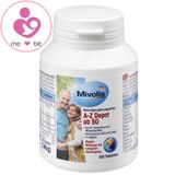 Vitamin tổng hợp Mivolis A-Z Depot ab 50 của Đức cho người trên 50 tuổi hộp 100 viên