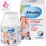 Vitamin tổng hợp Dm Mivolis A-Z Depot của Đức cho người dưới 50 tuổi hộp 100 viên
