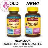 Vitamin tổng hợp cho bà bầu Nature Made Prenatal Folic Acid + DHA của Mỹ lọ 150 viên