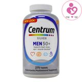 Vitamin tổng hợp Centrum Silver Men 50+ của Mỹ hộp 275 viên