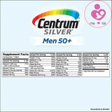 Vitamin tổng hợp Centrum Silver Men 50+ của Mỹ hộp 275 viên
