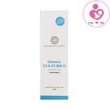 Vitamins D3 & K2 (MK-7) Nutrivitality của Anh tăng chiều cao cho bé lọ 30ml