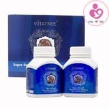 Viên nhau thai cừu Vitatree Super Strength Sheep Placenta 60000mg của Úc hộp 2 lọ 60 viên/lọ