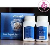 Viên nhau thai cừu Vitatree Super Strength Sheep Placenta 60000mg của Úc hộp 2 lọ 60 viên/lọ