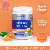 Vitamin C Wagner Vitamin C 500 Chew của Úc lọ 500 viên