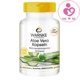 Viên chiết xuất lô hội Warnke Aloe Vera Kapseln của Đức cấp ẩm cho da lọ 100 viên
