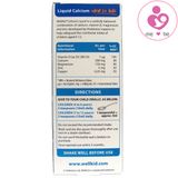 Canxi dạng nước Wellkid Calcium Liquid của Anh cho trẻ từ 4-12 tuổi lọ 150ml