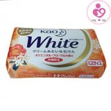 Xà phòng tắm trắng da Kao White của Nhật Bản hộp 130g