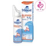 Xịt Sterimar Blocked Nose Baby nội địa Pháp kháng viêm mũi – chai xịt cá heo cam 100ml