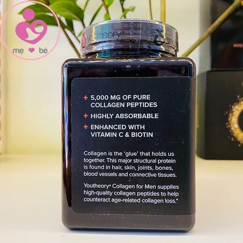 Viên collagen cho nam giới Youtheorymen Collagen của Mỹ lọ 290 viên