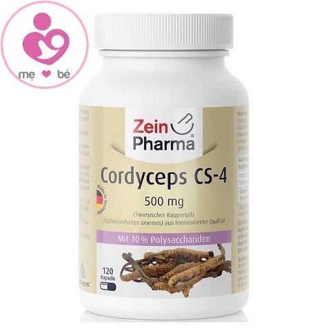 Đông trùng hạ thảo Zein Pharma Cordyceps CS-4 500mg của Đức lọ 120 viên