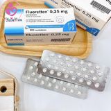 Viên ngừa sâu răng Zentiva Fluoretten 0,25mg của Đức cho trẻ dưới 6 tuổi hộp 300 viên