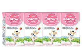  SỮA TIỆT TRÙNG VPMILK GROW+110ML VỊ DÂU –100% TÙ CHÂU ÂU (KKM) 