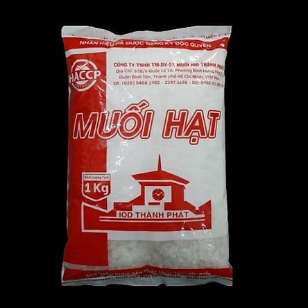  MUỐI HỘT 1KG X 30KG (30 GÓI)-THÀNH PHÁT 