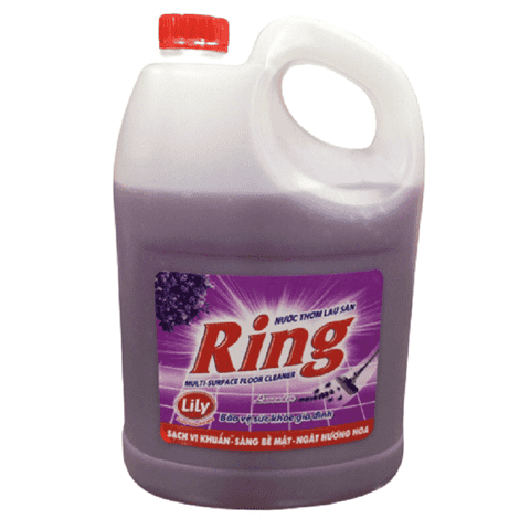  NƯỚC LAU SÀN RING TÍM 3.8KG X 4 BÌNH (LAVENDER) 