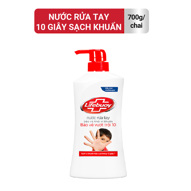  NƯỚC RỬA TAY LIFEBUOY BẢO VỆ VƯỢT TRỘI 700G/ 8 CHAI 