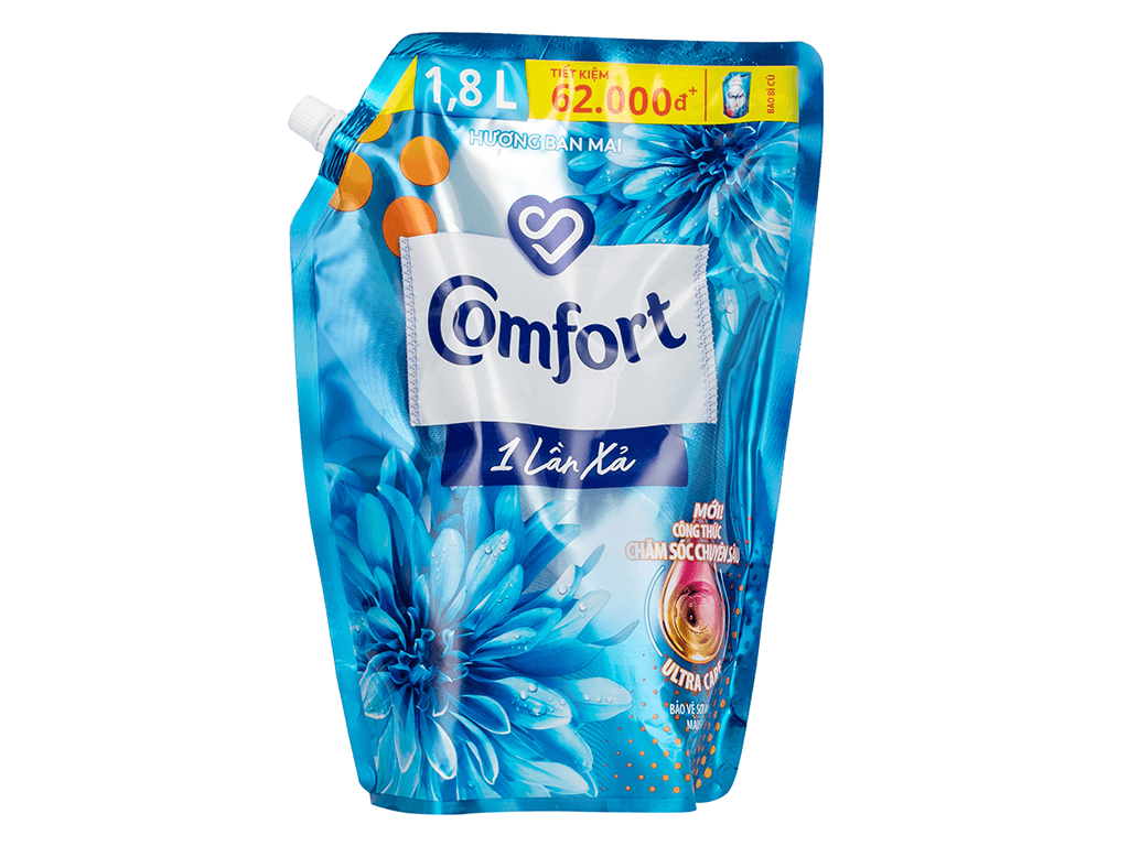  NƯỚC XẢ COMFORT 1.8L X 4 TÚI (HƯƠNG BAN MAI) 