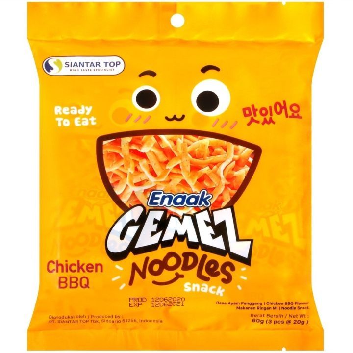  SNACK MÌ HƯƠNG GÀ BBQ 60G X 24 TÚI 