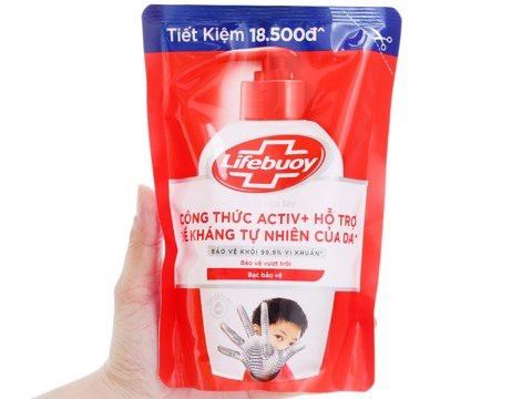  NƯỚC RỬA TAY LIFEBUOY 450GR X 24 TÚI/TH 