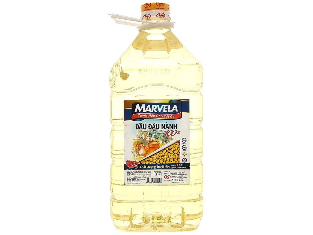  DẦU ĐẬU NÀNH-MARVELA 5L X 4 CHAI 